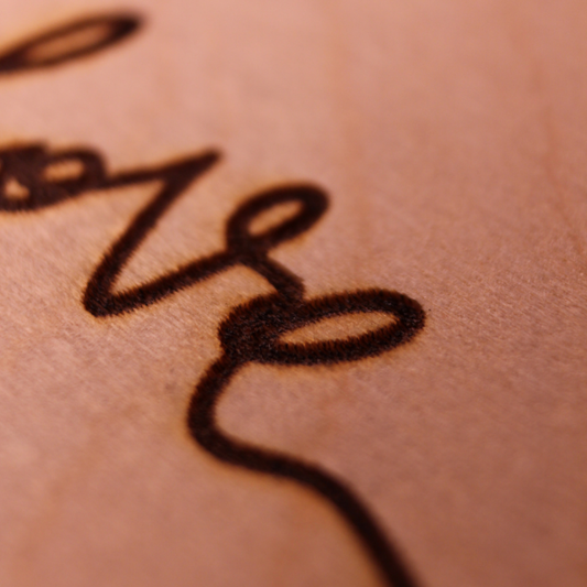 Grußkarte LIEBE "love" lineart