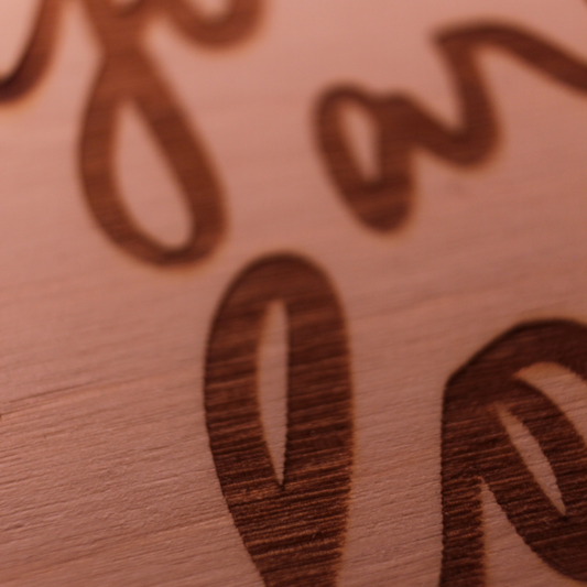 Grußkarte LIEBE "You are loved"