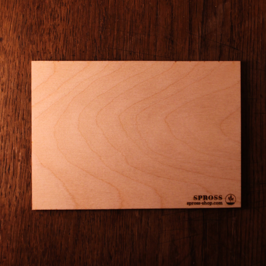 Grußkarte LIEBE Aufsteller Unbedruckt zum Selbst beschriften - Karte zum aufstellen