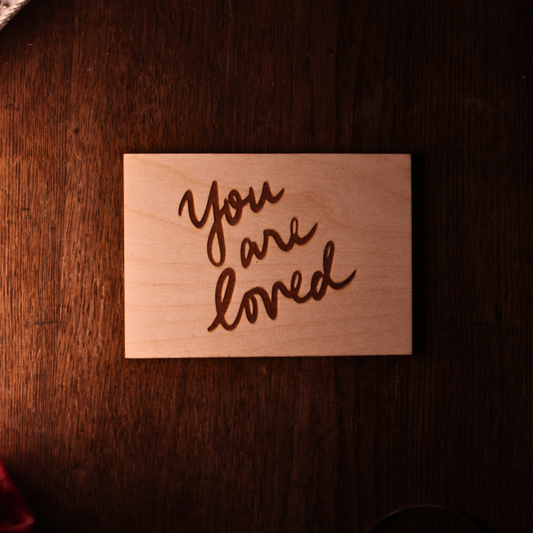 Grußkarte LIEBE "You are loved"