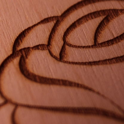 Grußkarte LIEBE Rose