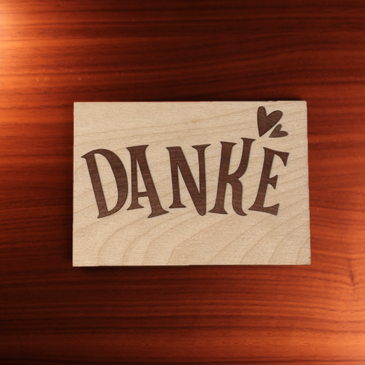 Grußkarten Einzeln DANKE