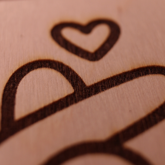 Grußkarte LIEBE Hand