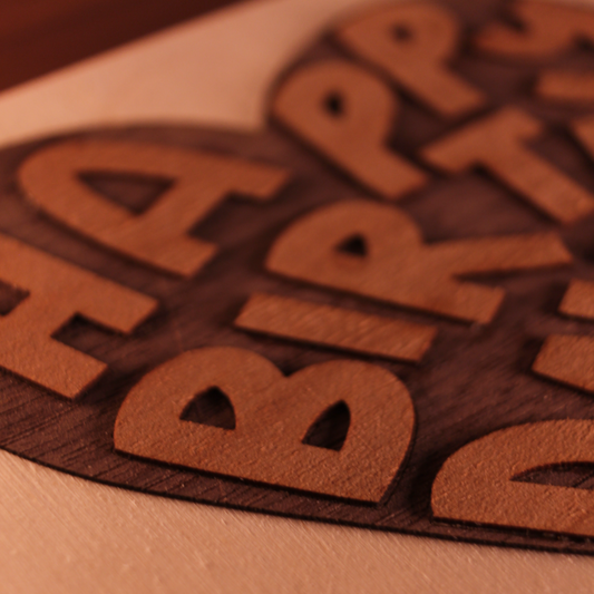 Grußkarten Einzeln HAPPY BIRTHDAY